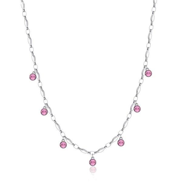 Brosway Csillogó nyaklánc rózsaszín kristályokkal
Symphonia BYM140