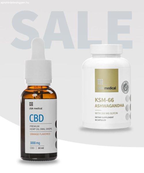 CBD Olaj 3000 mg + KSM-66 Ashwagandha®