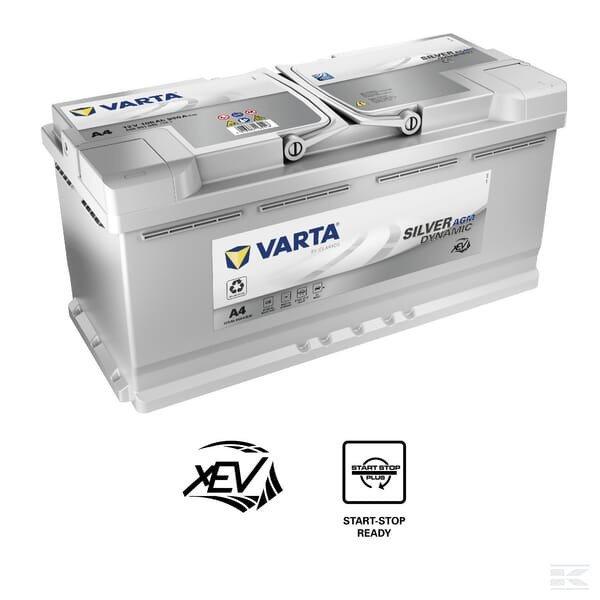 VARTA Akkumulátor, 12 V 105 Ah 950 A AGM XEV A4