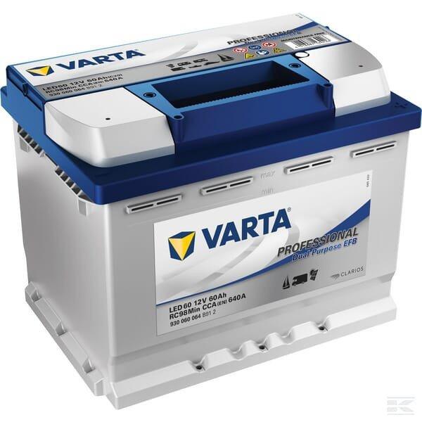 VARTA Dual Purpose, 12 V 60 Ah 640 A, LED60