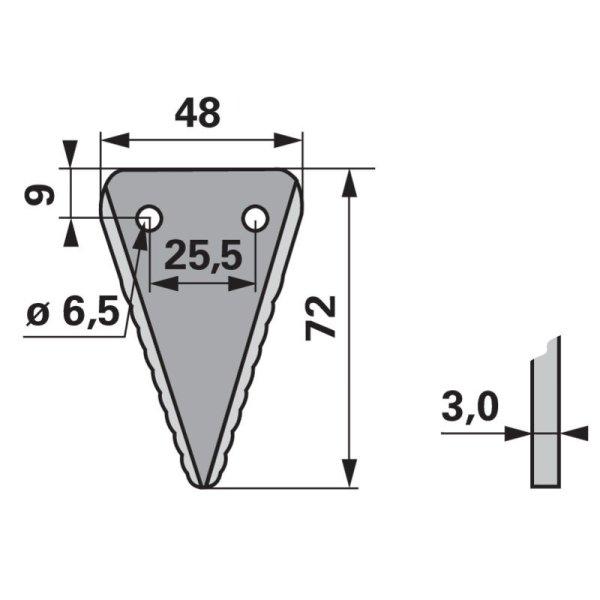 Kaszapange ESM 00442307 - 72 mm