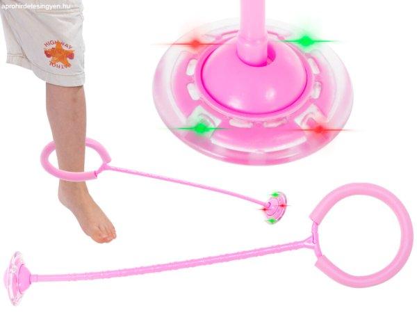 Hula bokára rögzíthető ugráló játék-pink
