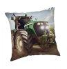 Traktor Green prnahuzat 45x45 cm