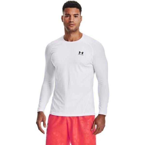 Under Armour UA HG Armour Fitted LS-WHT