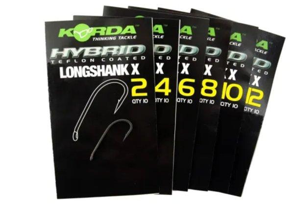 Korda Horog Long Shank X Hook 2-es méret (KLSX2)