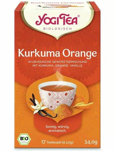 Kurkuma narancs bio tea - Yogi Tea
