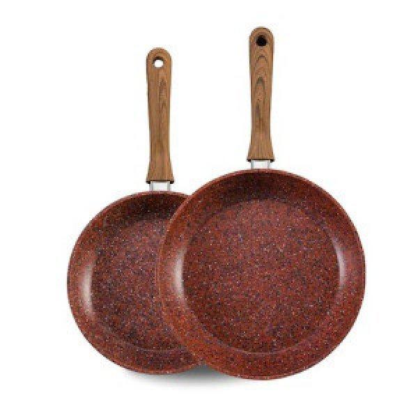 Livington Copper and Stone Pan serpenyő tapadásmentes 24 cm + 28 cm