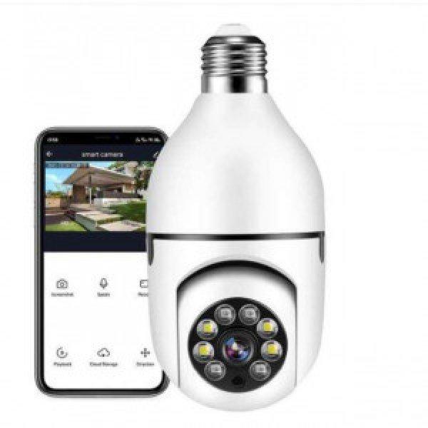 Forgatható Smart Wifi IP kamera, E27 foglalattal