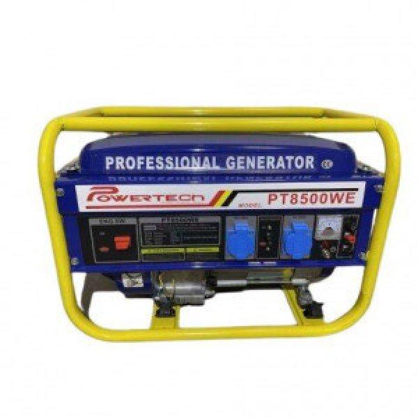 Powertech PT8500WE benzines áramfejlesztő generátor