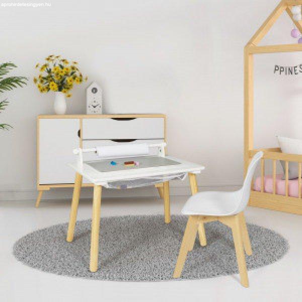 Fehér fa gyerek asztal