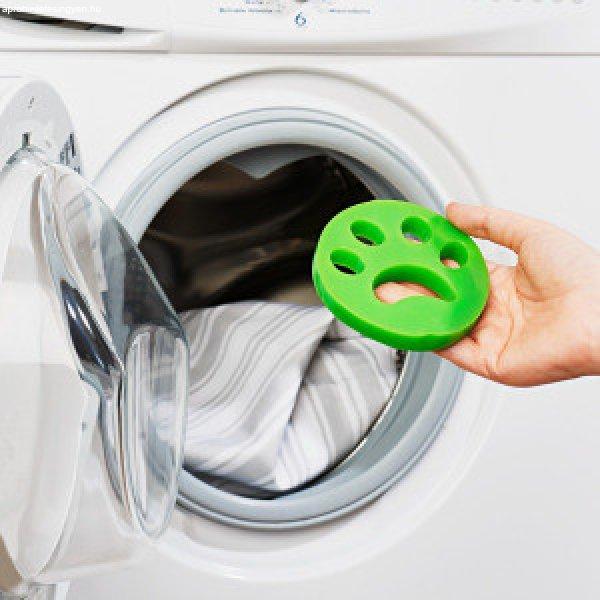 Kisállat szőreltávolító, mosógépbe zöld