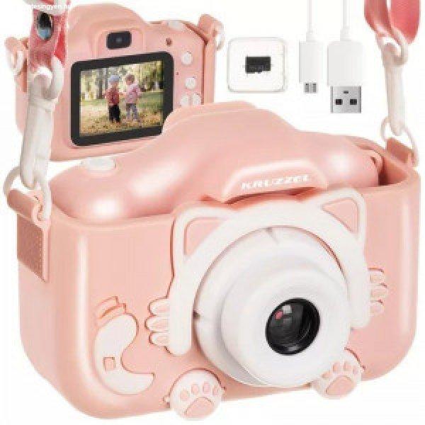 Pink Kruzzel rózsaszín digitális fényképezőgép