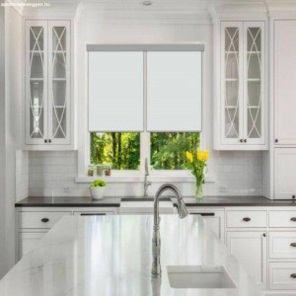 Elite Home ablakra szerelhető sötétítő roló, fehér, 120x120cm