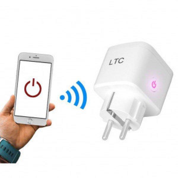 LTC intelligens, wifi vezérlésű konnektor, dugalj