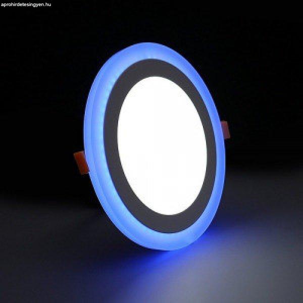 Kör alakú LED panel - kék-fehér - 6500 K 9W