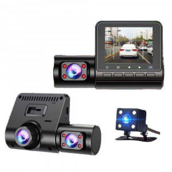 REC C50 autós menetrögzítő kamera, tolatókamerával, utastér kamerával
