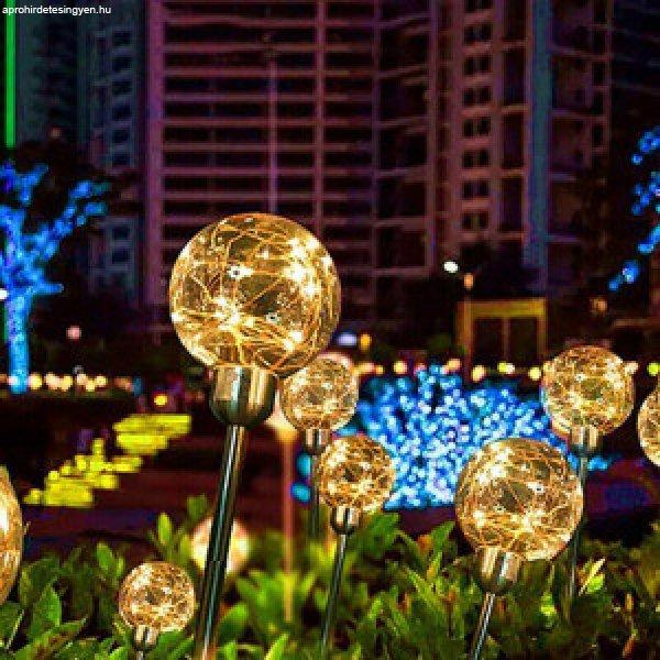 Leszúrható napelemes LED kerti világítás 1 db, hidegfehér, 70 cm magas