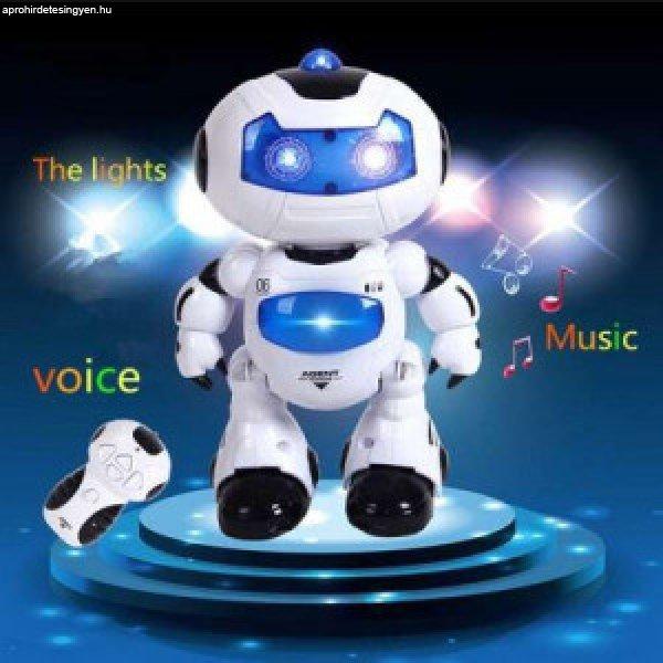 Távirányítós robot, beszél, táncol, sétál, zenét játszik