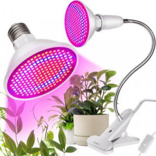 Palántanevelő LED lámpa, 200 LED égővel, növénytermesztő lámpa