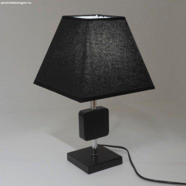Asztali lámpa / éjjeli fény / szögletes fekete /8808