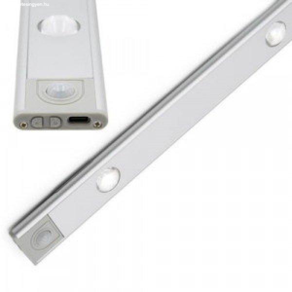 Vezeték nélküli indukciós LED lámpa - USB-ről tölthető, 30 cm - MS-079