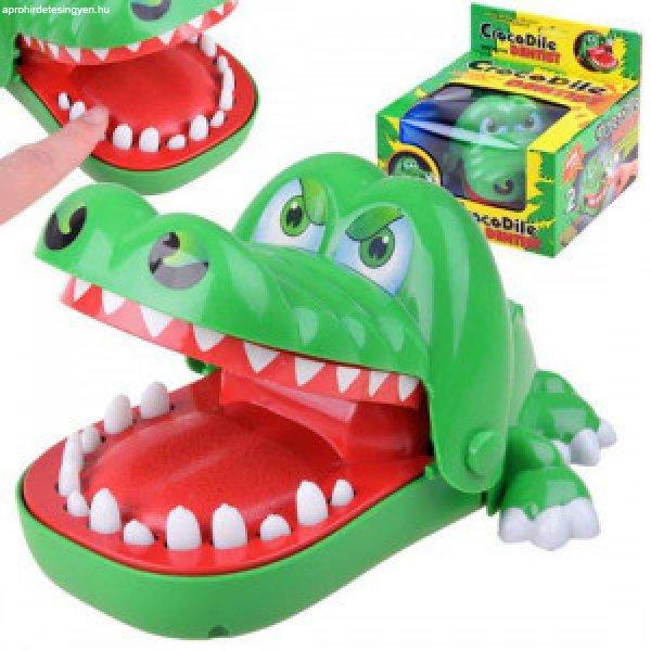 Fájós fogú krokodil játék