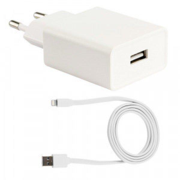USB töltő szett , adapter, töltőkábel, adatkábel iphone készülékekhez