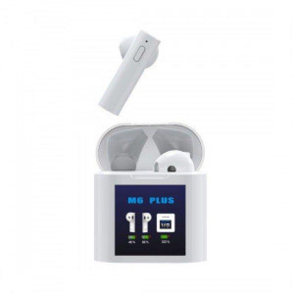 Air M6 plus - TWS Bluetooth fülhallgató, hőmérővel