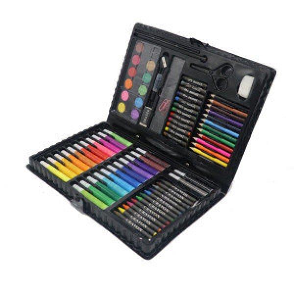 86 részes festő és színező rajzkészlet hordozható táskában