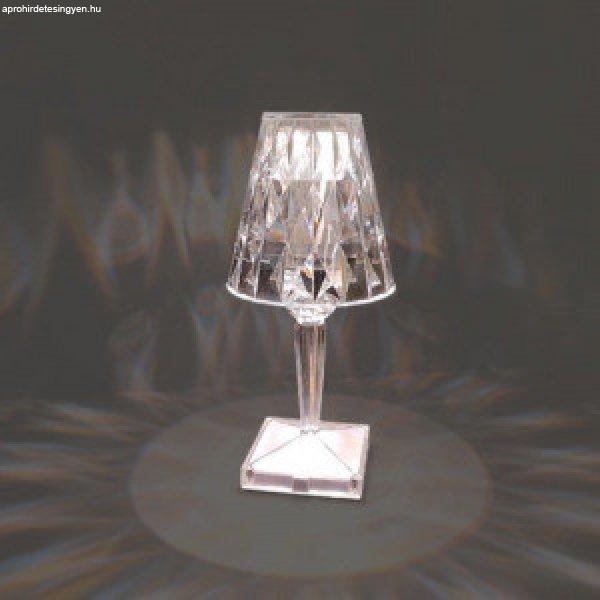 Klasszikus kristály vezeték nélküli fényerőszabályzós asztali lámpa