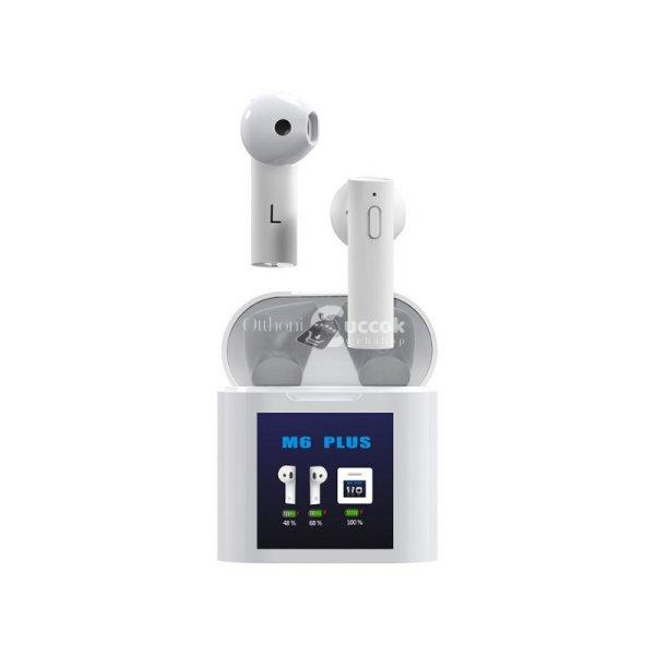 Air M6 Plus hőmérővel - TWS Bluetooth fülhallgató