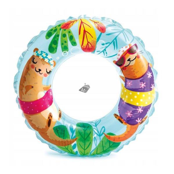 Úszógumi gyerekeknek 61 cm, INTEX 59242 - felfújható medencés gyűrű,
strandjáték, gyermek medence