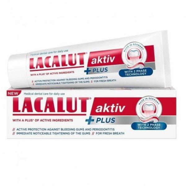 Lacalut aktiv fogkrém plus 75 ml