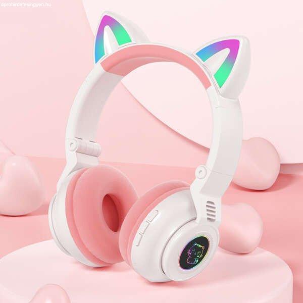Kitty - Trendi Bluetooth fülhallgató- Fehér