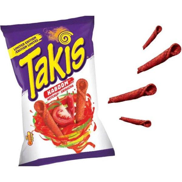 Takis Kaboom ketchup és sriracha csípős chips 80g Szavatossági idő:
2024-06-12