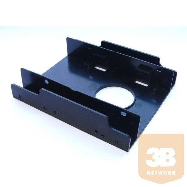 Sandberg Beépítő keret - 3.5" Hard Disk Mounting Kit (2x 2.5"
HDD/SSD számára; 3,5" helyre; fekete)