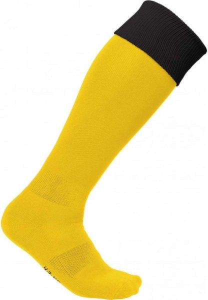 PA0300 hosszú szárú sportzokni kontrasztos színű felsö résszel Proact,
Sporty Yellow/Black-35/38