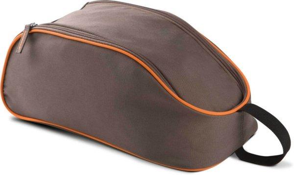 KI0501 cipőtartó táska szellőzőnyílással Kimood, Cappuccino/Orange-U