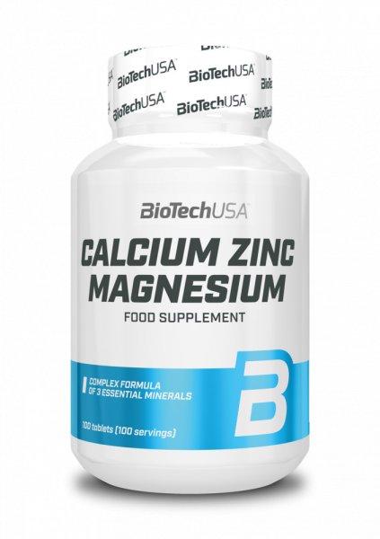 Biotech calcium-zinc-magnesium tabletta 100 db