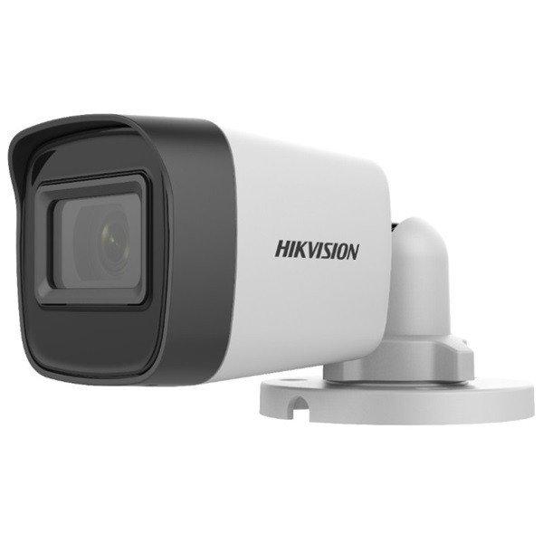 Hikvision 4in1 Analóg biztonsági kamera - DS-2CE16H0T-ITPFS (5MP, 2,8mm,
kültéri, Smart IR 25M, IP67, DWDR, BLC, mikrofon)