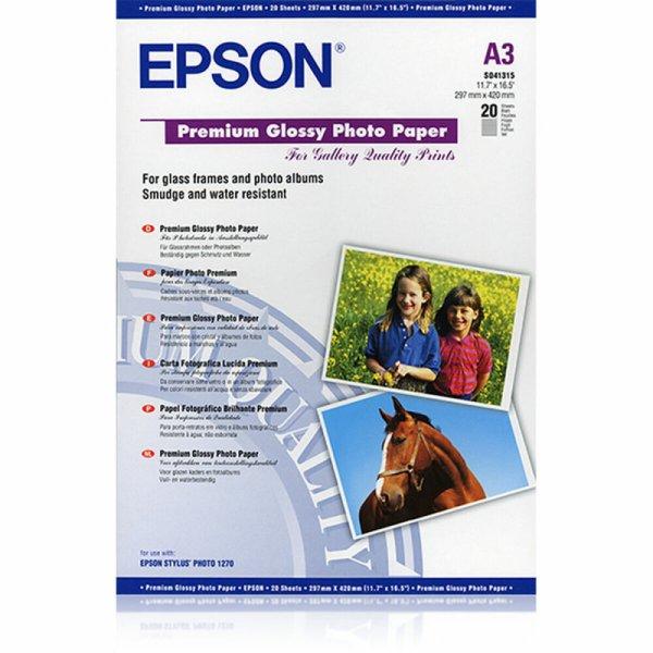 Fényes Fényképpapír Epson Premium Glossy A3
