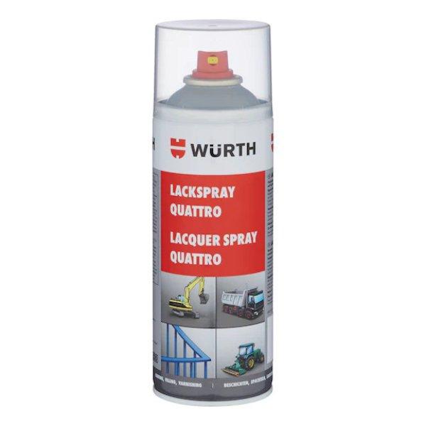 Würth Festékspray Quattro Ezüstszürke Ral 7001 400Ml