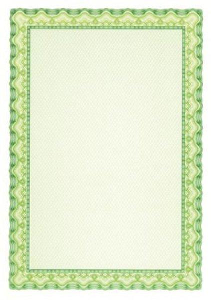 Oklevélpapír, A4, 115 g, APLI, smaragdzöld