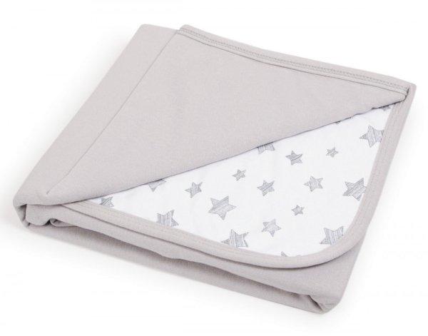 Ceba Baby pamut babapléd 90X100 cm - Light grey + Grey Stars