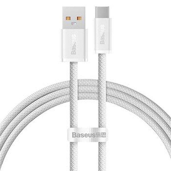 Baseus gyorsan töltő adatkábel USB/USB-C 1m, fehér