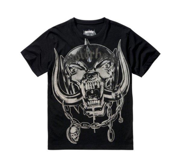 Brandit Motörhead póló Warpig nyomtatás, fekete