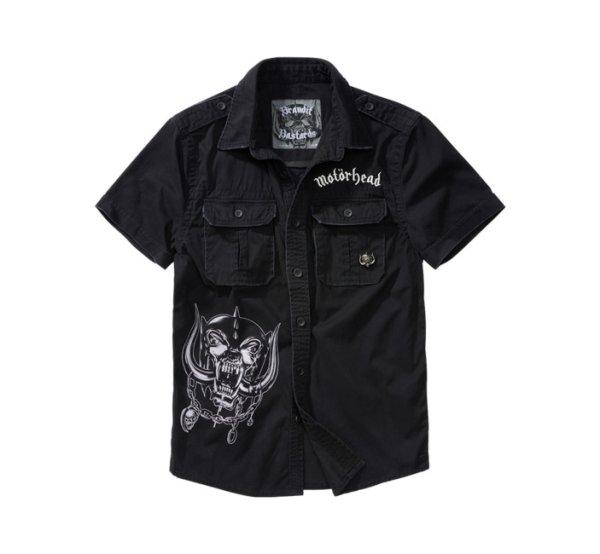 Brandit Motörhead Vintage rövid ujjú ing, fekete