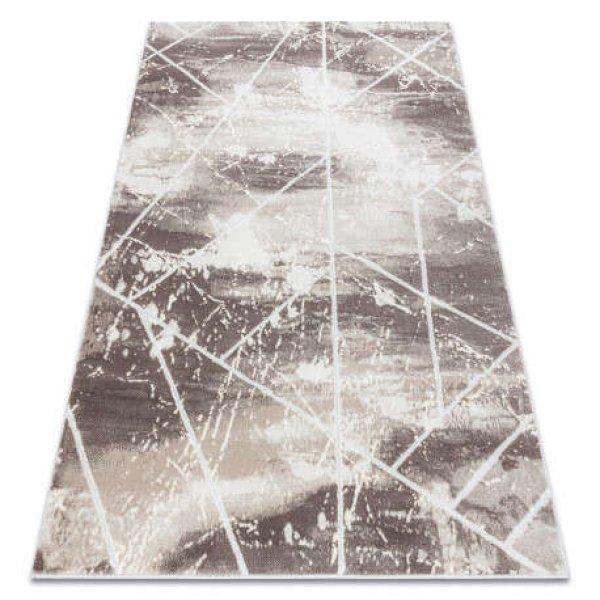 CORE szőnyeg 1818 Geometriai - Structural, két szintű, elefántcsont / fehér
160x220 cm
