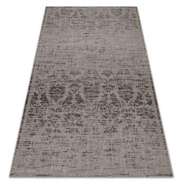 Fonott sizal floorlux szőnyeg 20211 ezüst / FEKETE 160x230 cm