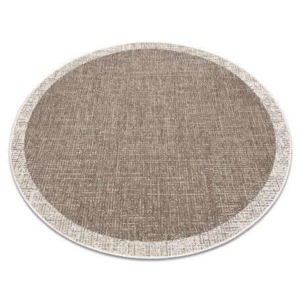 Fonott sizal floorlux szőnyeg kör 20401 tópszín / pezsgő kör 120 cm